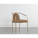 Cicero Milliken Cognac Dining Armchair